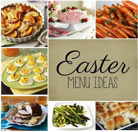 non traditional easter dinner menu ideas
